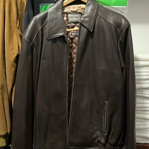 Reilly Olmes Collection Brown Leather Jacket